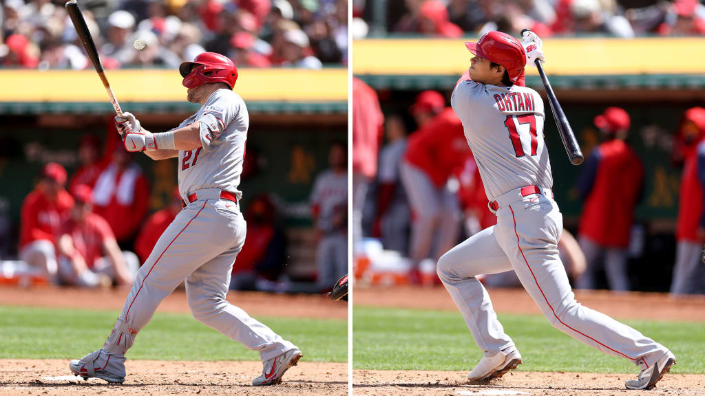 Trout y Ohtani dan el 1er hr del 2023