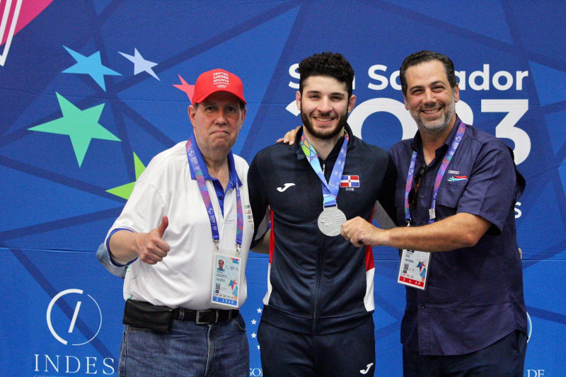 Antonio Tornal, medallista de plata, junto a Felipe Vicini