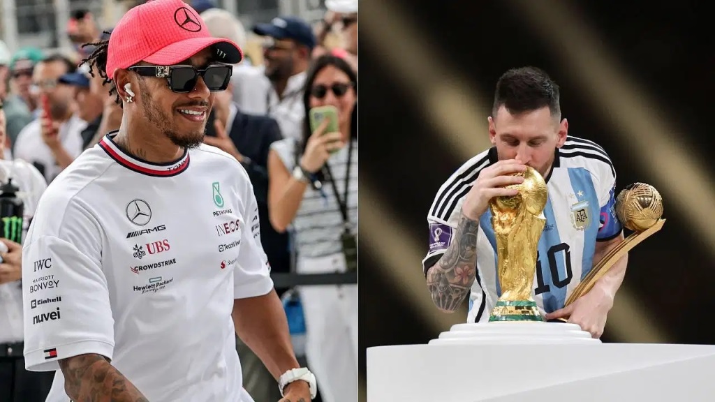 Lewis Hamilton Y LEO Messi