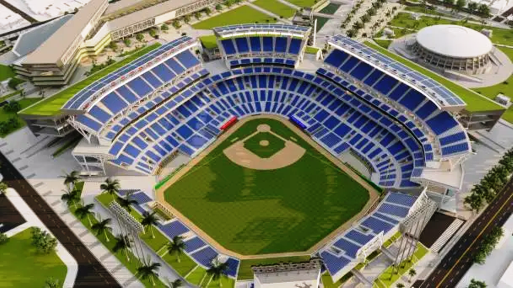 Maqueta estadio de béisbol