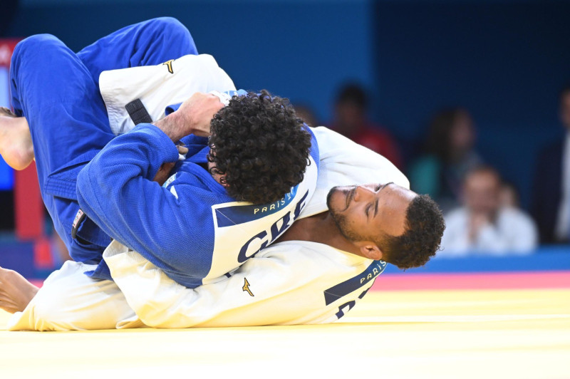 Momento de acción en un pasado torneo panamericano de judo.fuente externa